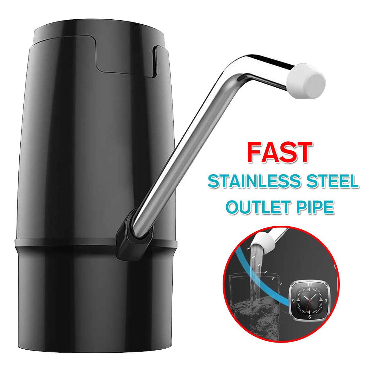 Intelligent electric bucket water pump