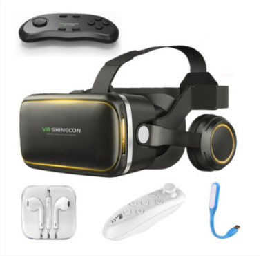estilo: 2 - Original VR Shinecon Gafas De Realidad Virtual 120 Fov 3D Gafas Google Carton Con Auriculares Estéreo Caja Para Smartphone
