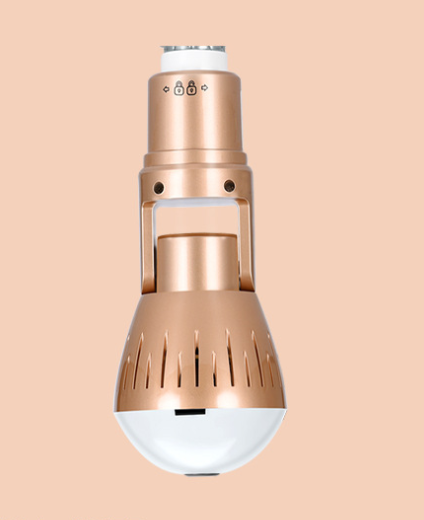 Estilo: 960P - Lámpara de bombilla wifi cámara ip 1080p inalámbrica Panorámica 360 ojo de pez 2mp iluminación de seguridad para el hogar inteligente cctv cámaras de vigilancia ip