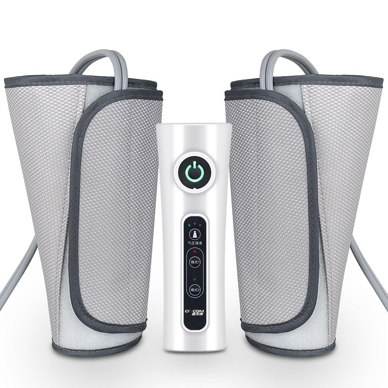Color: S9001 grey, style: US - Automatic air wave calf massage machine