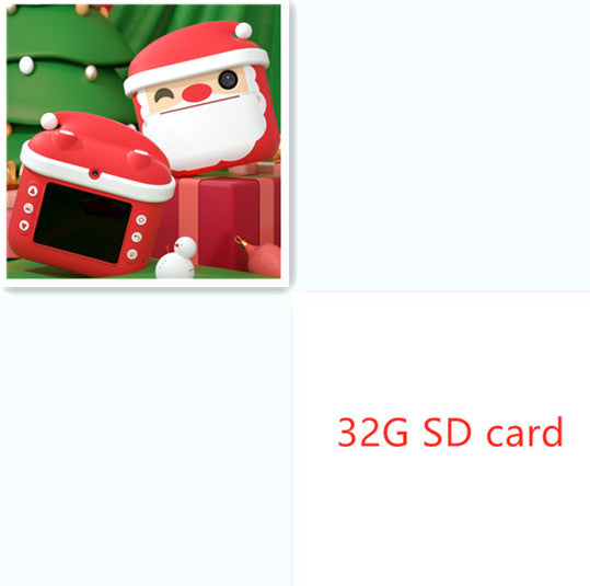 Color: Red 32GB SD card - Children's Camera Digital Camera Toy Photo Printable Set