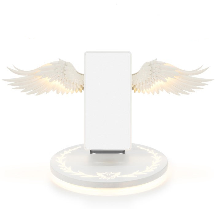 El ángel colorido universal del LED se va volando el muelle inalámbrico de la carga del cargador de Qi para el cargador rápido del teléfono móvil