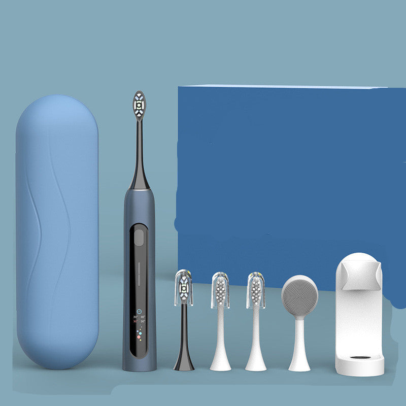 Pantalla a color de cepillo de dientes eléctrico blanqueador inteligente vibrante