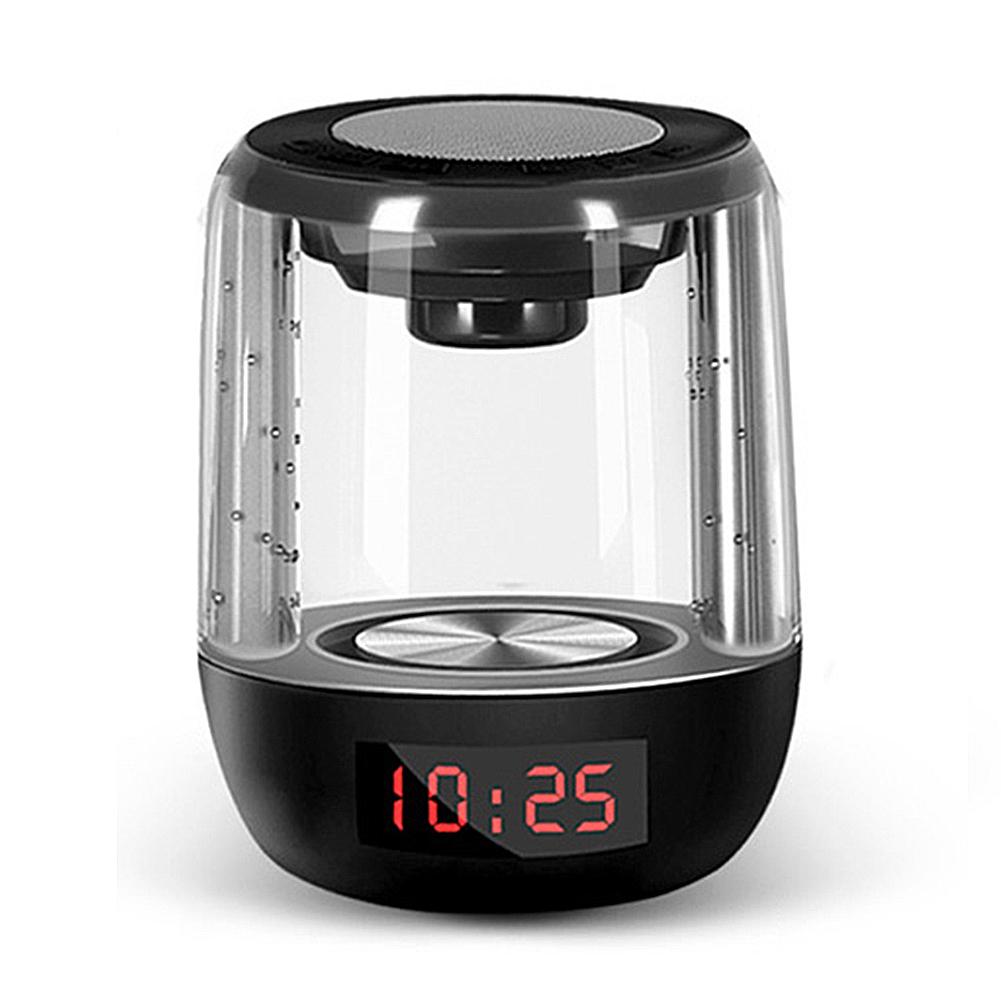 Portable Colorful Wireless Crystal Glass Bluetooth Speaker