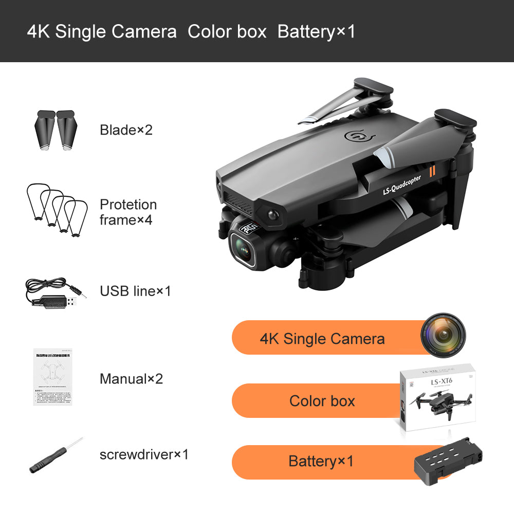 Color: C - Mini Uav Fixed-Height Quadcopter Dual-Lens Aerial Photography Cross-Border Remote Control
