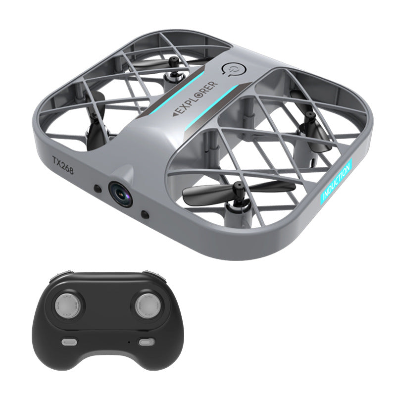 estilo: cámara de 2000w gris - Pocket Drone Quadcopter de control remoto con juego