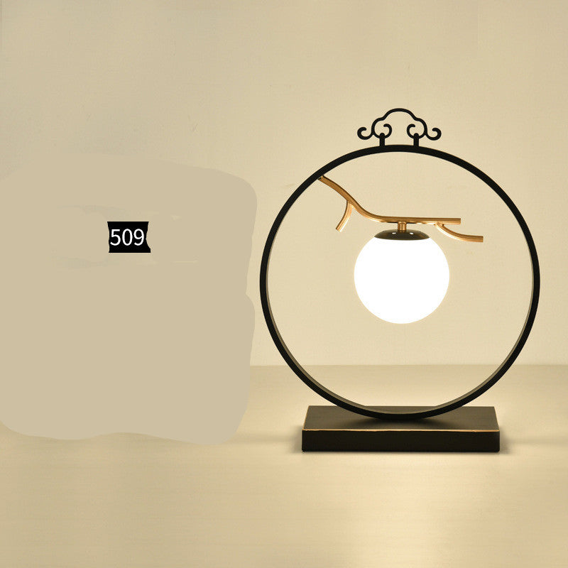 style: A509 - Home Study Bedroom Bedside Lamp Classical Hotel Creative Decoration Gift Lamp