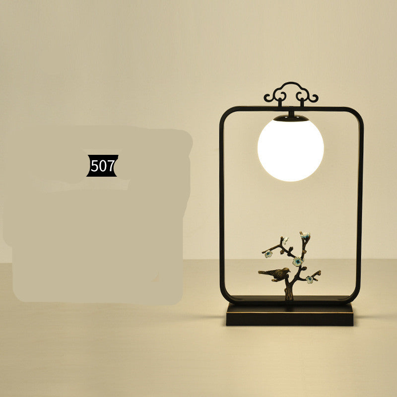 style: A507 - Home Study Bedroom Bedside Lamp Classical Hotel Creative Decoration Gift Lamp