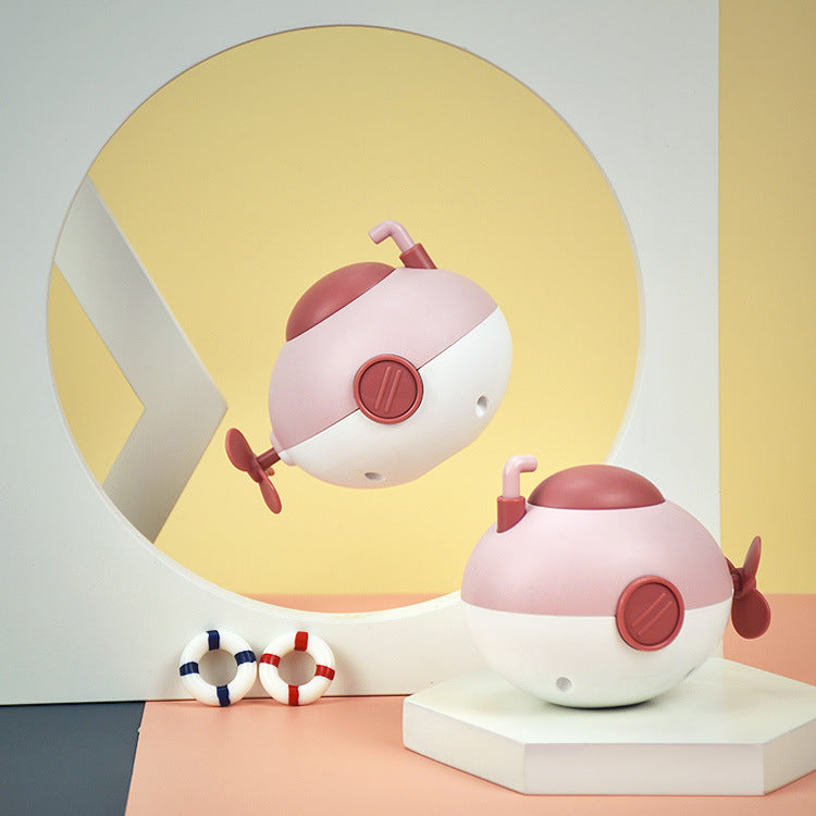 Baby Playing In The Water Submarine Bath Toy