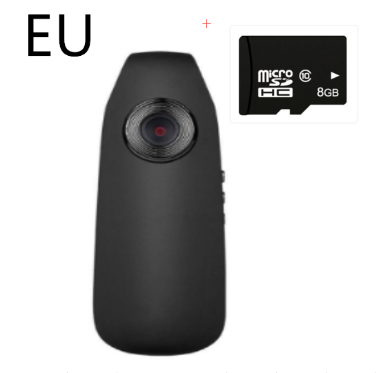 style: 8GB EU plug - Compatible With ApplePortable Mini Video Camera One-click Recording