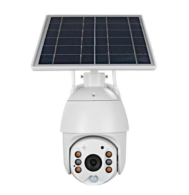 Color: Versión WIFI - Tarjeta SIM 4G Protección de seguridad Cámara LTE 1080P IP WIFI Inalámbrico Smart Home CAM 8W Panel solar Batería Visión nocturna al aire libre