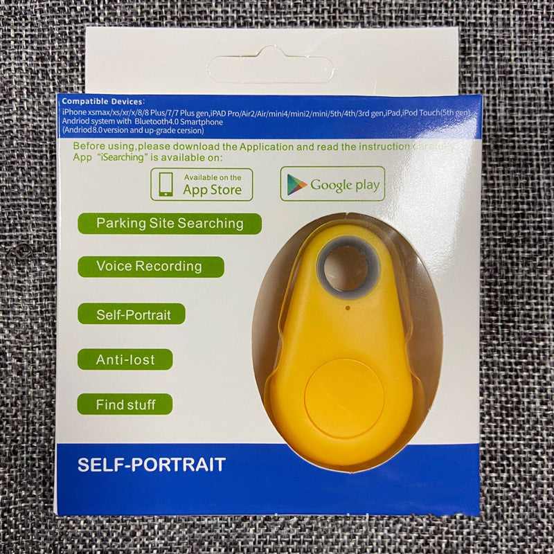 Color: Amarillo - Buscador de objetos perdidos Bluetooth con gota de agua