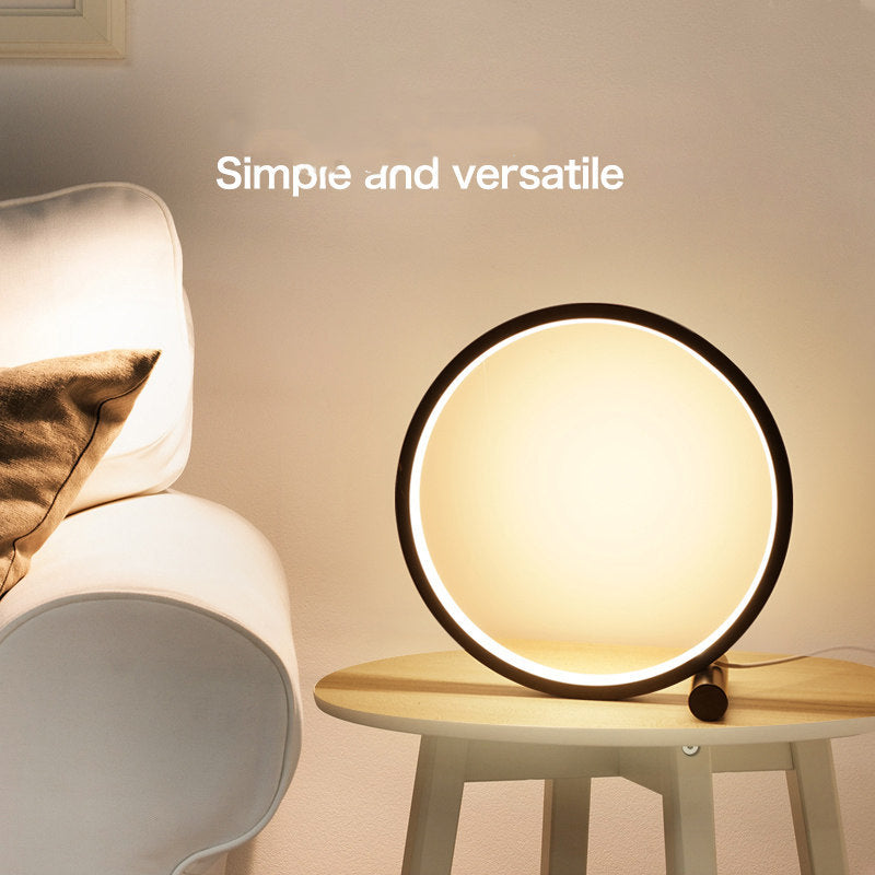 Size: Medium, style: Black white light ordinary ke-USB, Electrical outlet: - Desk Lamp, Bedside Lamp, Bedroom Lamp, Creative Simple Modern Induction Lamp