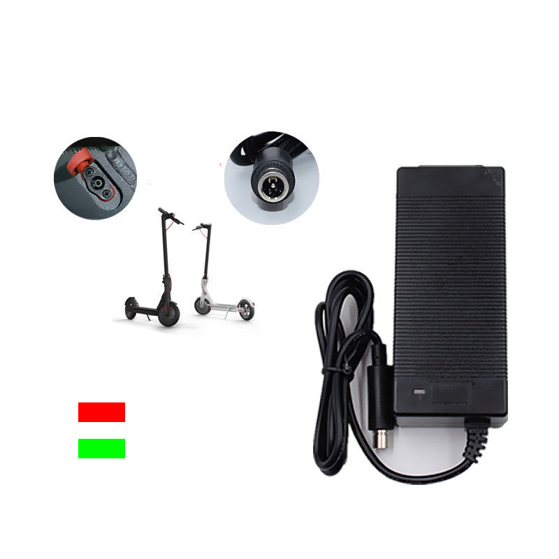 Adecuado para Qingmi Xiaomi M365 Scooter eléctrico 42V1.7A Cargador adaptador de corriente