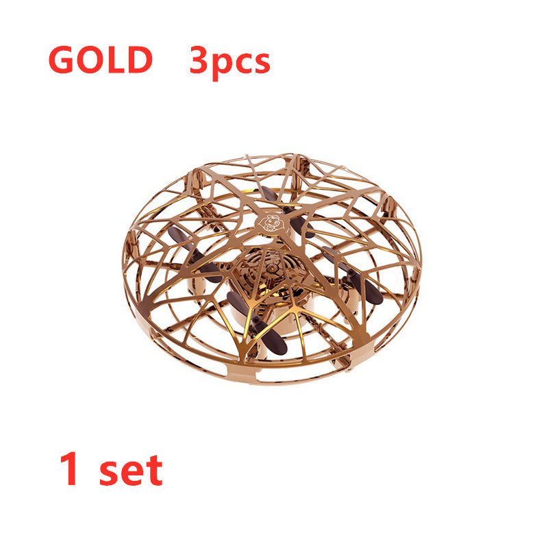 Color: 1 set - Flying Helicopter Mini Drone UFO RC Drone Infraed Induction Aircraft