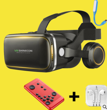 estilo: 8 - Original VR Shinecon Gafas De Realidad Virtual 120 Fov 3D Gafas Google Carton Con Auriculares Estéreo Caja Para Smartphone