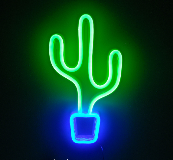 estilo: I - Luces de neón LED que cuelgan luces decorativas de pared que abren luces de neón