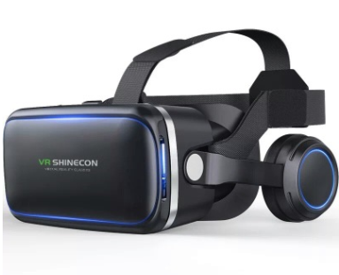 estilo: 1 - Original VR Shinecon Gafas De Realidad Virtual 120 Fov 3D Gafas Google Carton Con Auriculares Estéreo Caja Para Smartphone