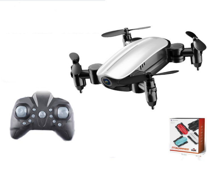 Color: Blanco1, Modelo: Versión fija - Teeggi T10 Mini Drone con cámara Plegable WiFi FPV RC Quadcopter Modo sin cabeza Altitude Hold VS S9 Micro Pocket Selfie Dron