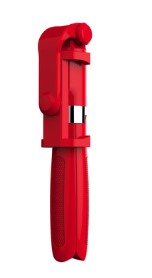 Color: Red, Model: L01 - Compatible with Apple, Tripod Selfie Stick Mobile Universal Live Triangle Bracket One Bluetooth Selfie Artifact