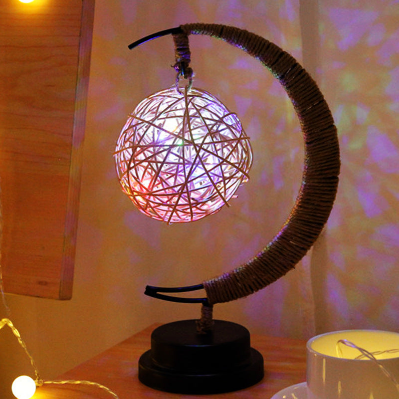 style: Rattan ball, Model: USB - Led star lights