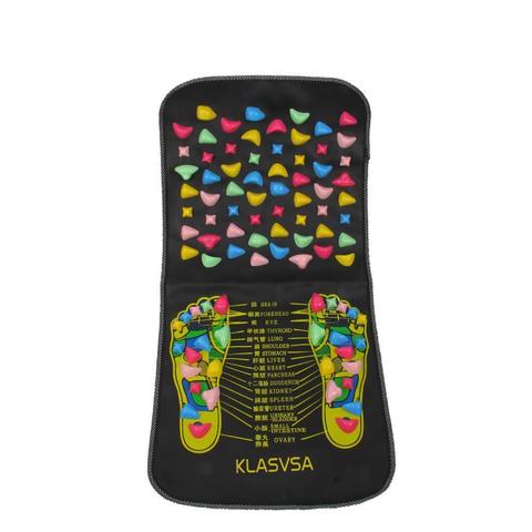 Size: 70X35 - Reflexology Foot Massage Pad Cobblestone Walk Massager Mat Pain Relief Health Care Acupressure Mat