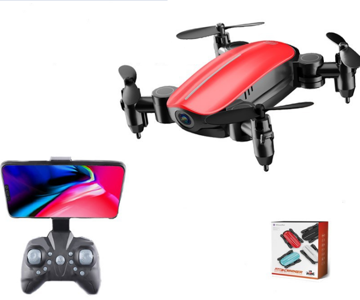 Color: Red, Model: 1080p wifi - Teeggi T10 Mini Drone With Camera Foldable WiFi FPV RC Quadcopter Headless Mode Altitude Hold VS S9 Micro Pocket Selfie Dron