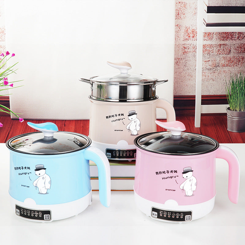 Color: Blue, Style: Smart Double-EU, Model: - Multi-function electric cooker