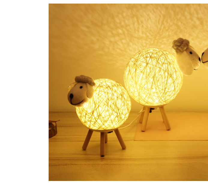 Color: Grey, Size: L-Remote control, Style: - Lamb starry sky projection sleep night light