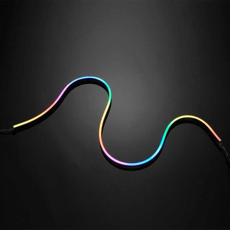 Luz uniforme de neón Symphony Streamer con barra de luz de decoración de chasis