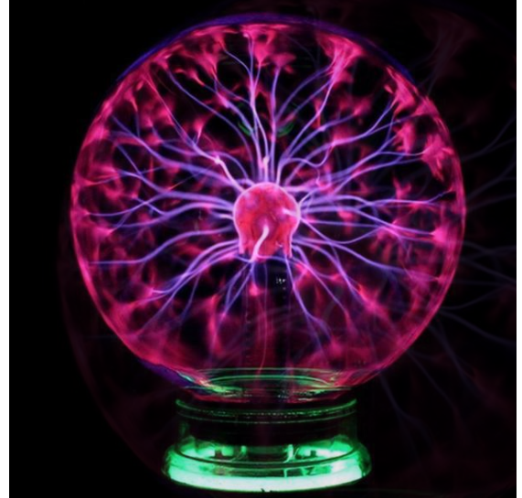 Color: Red light, Size: 4in - Plasma Lightning Ball Electronic Magic Light Electrostatic Induction Ball Magic Ball With Music 4 Inch 5 Inch 6 Inch