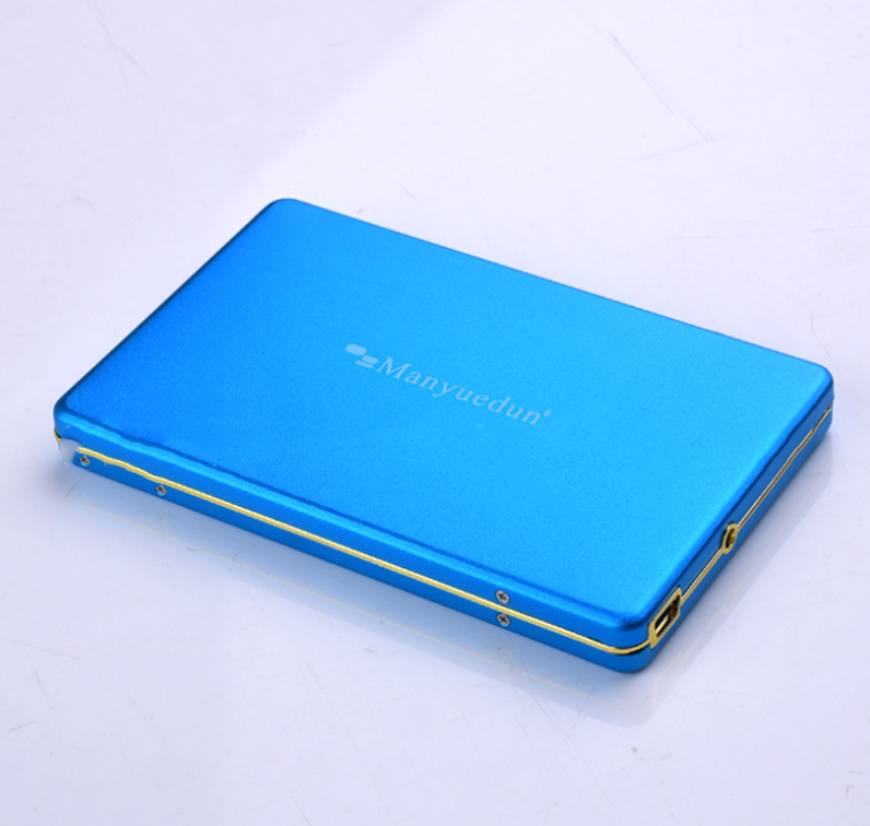 Color: Blue, Style: USB 3.0-80GB, Model: - Ultra-thin mobile hard disk