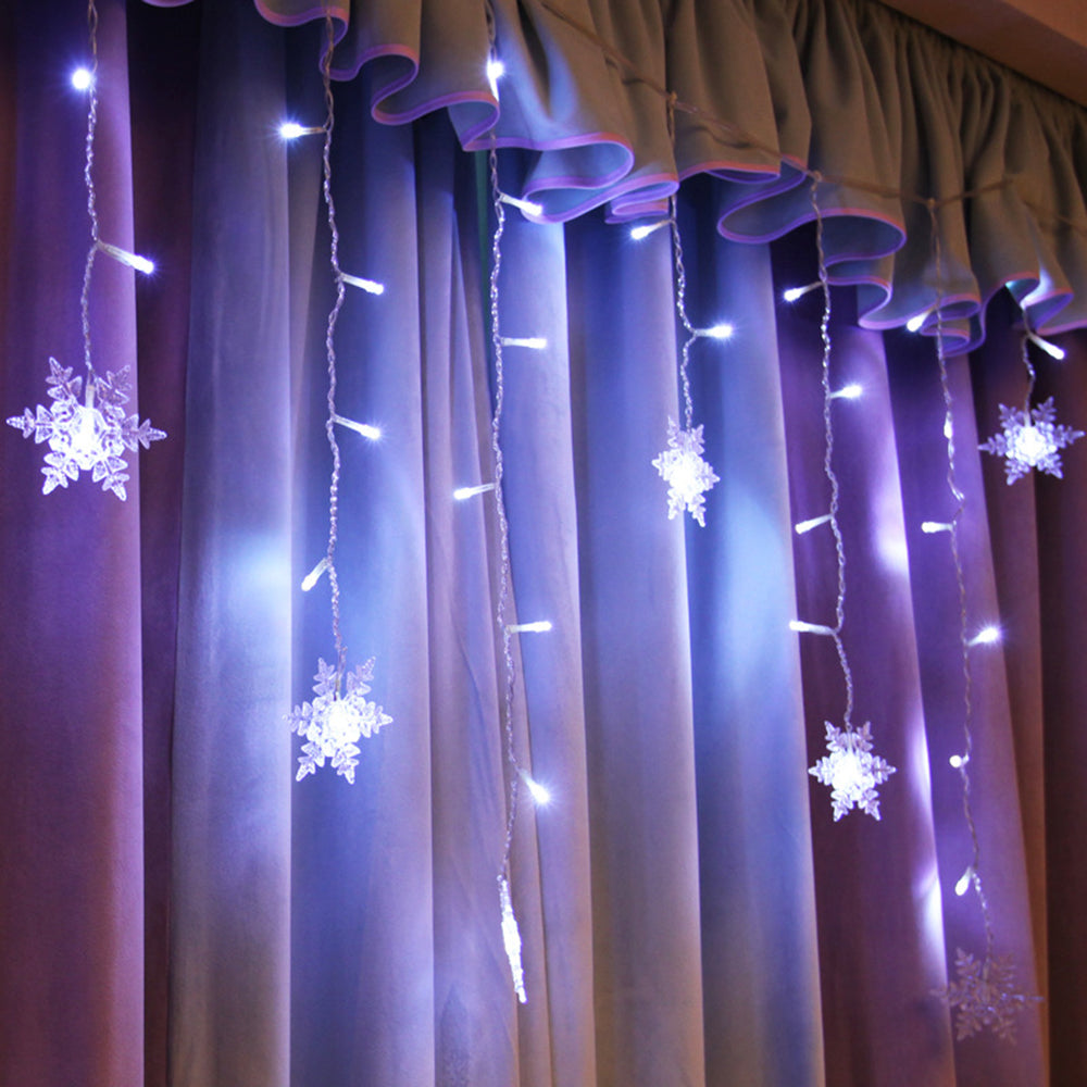 Color: Purple, Size: 3.5m-US 110V, Model: - LED ice bar lamp snowflake hanging