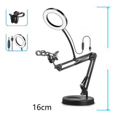 Estilo: Teléfono, Tamaño: 16 cm - Luz de relleno de belleza multifuncional