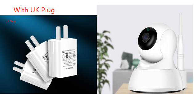 Estilo: Línea única, Modelo: Reino Unido - Cámara de vigilancia 1080P