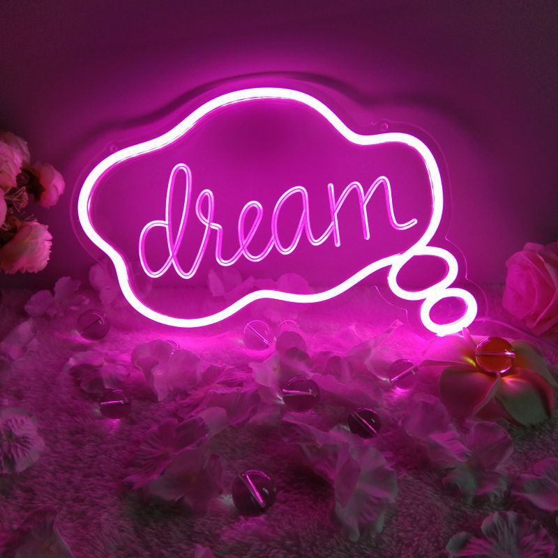 style: 2style, Model: USB - Creative Gifts Home Decoration Christmas Sun Clouds English Neon Lights
