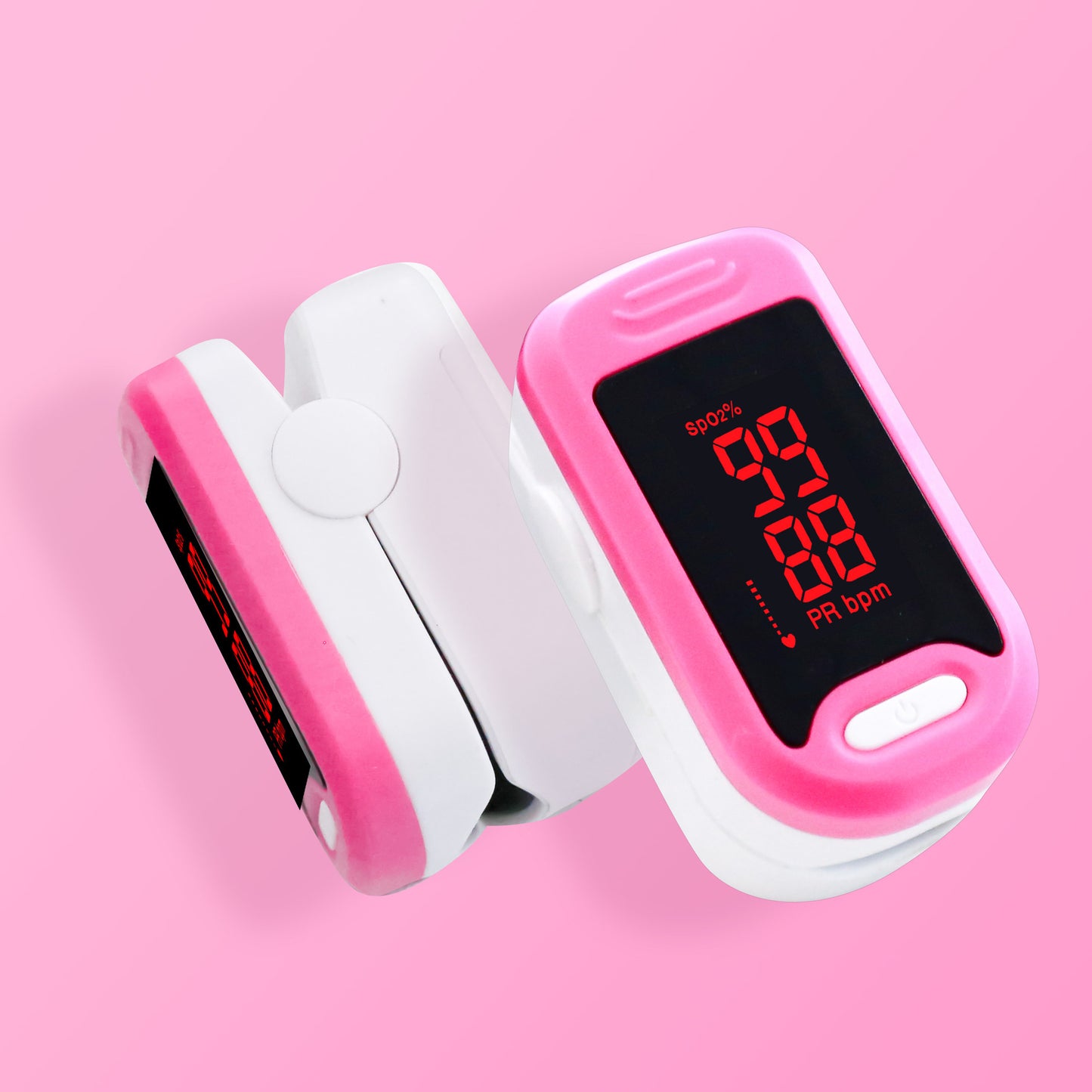 Color: Pink - Yongrow Medical Fingertip Pulse Oximeter