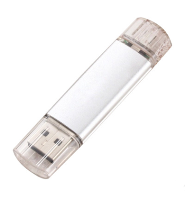 Color: Silver, style: Triple-128GB, Capacity: - Multi-function U disk mobile phone three-in-one U disk