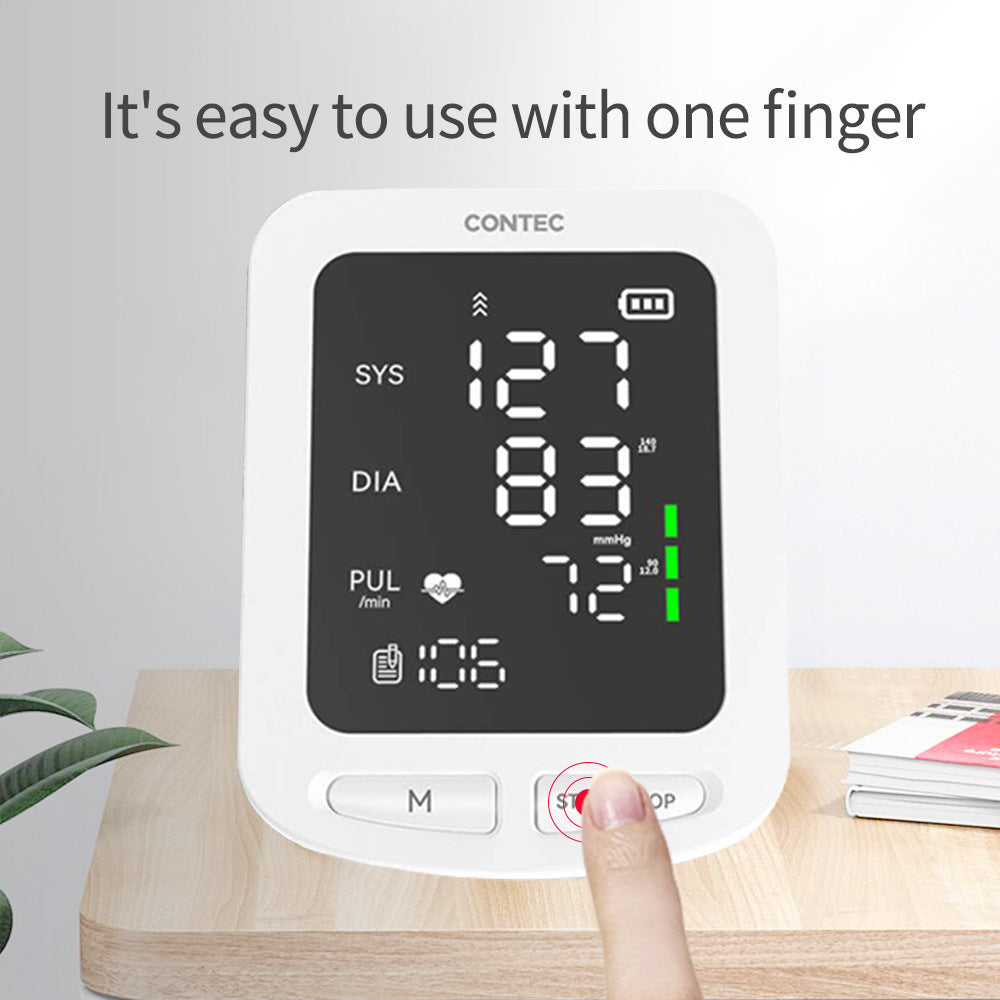 CON-TEC Digital Blood Pressure Monitor - Upper Arm, Adult+Child+Pediatric Cuffs, USB