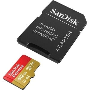 Ext microSD W अडैप्टर 512GB