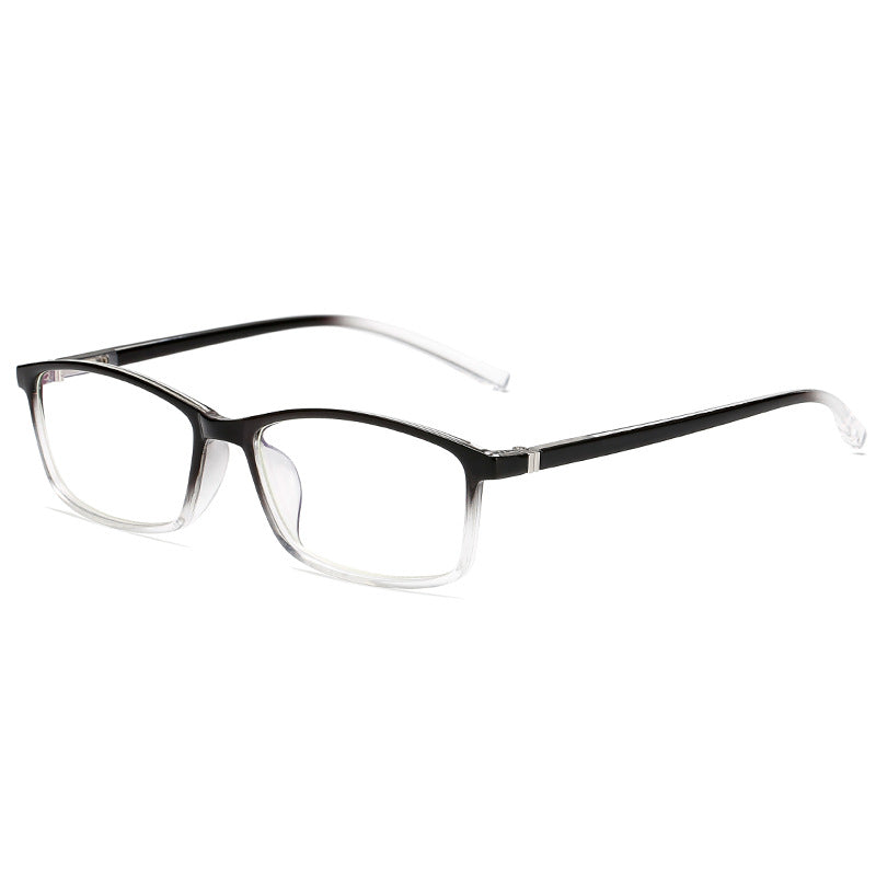 Men's And Women's Box Anti-blue Radiation Glasses Mobile Phone Computer Eye Protection Flat Mirror Finished Myopia