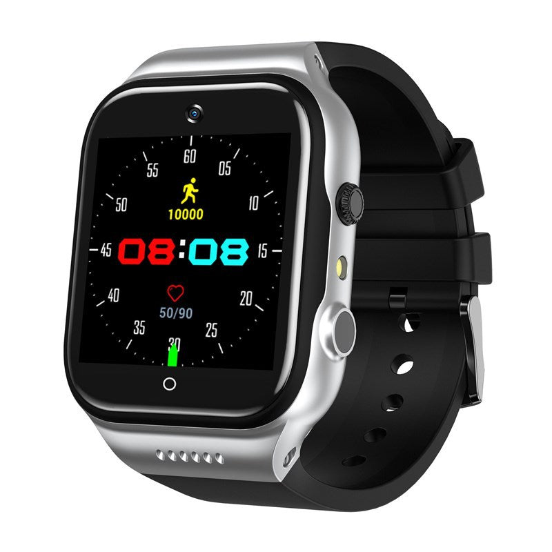 Color: Sliver, style: 16G - Adult 4G Smart Watch Full Netcom