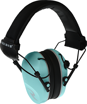 Radians R3200 Dual Mic Electronic Earmuff Aqua/Gray