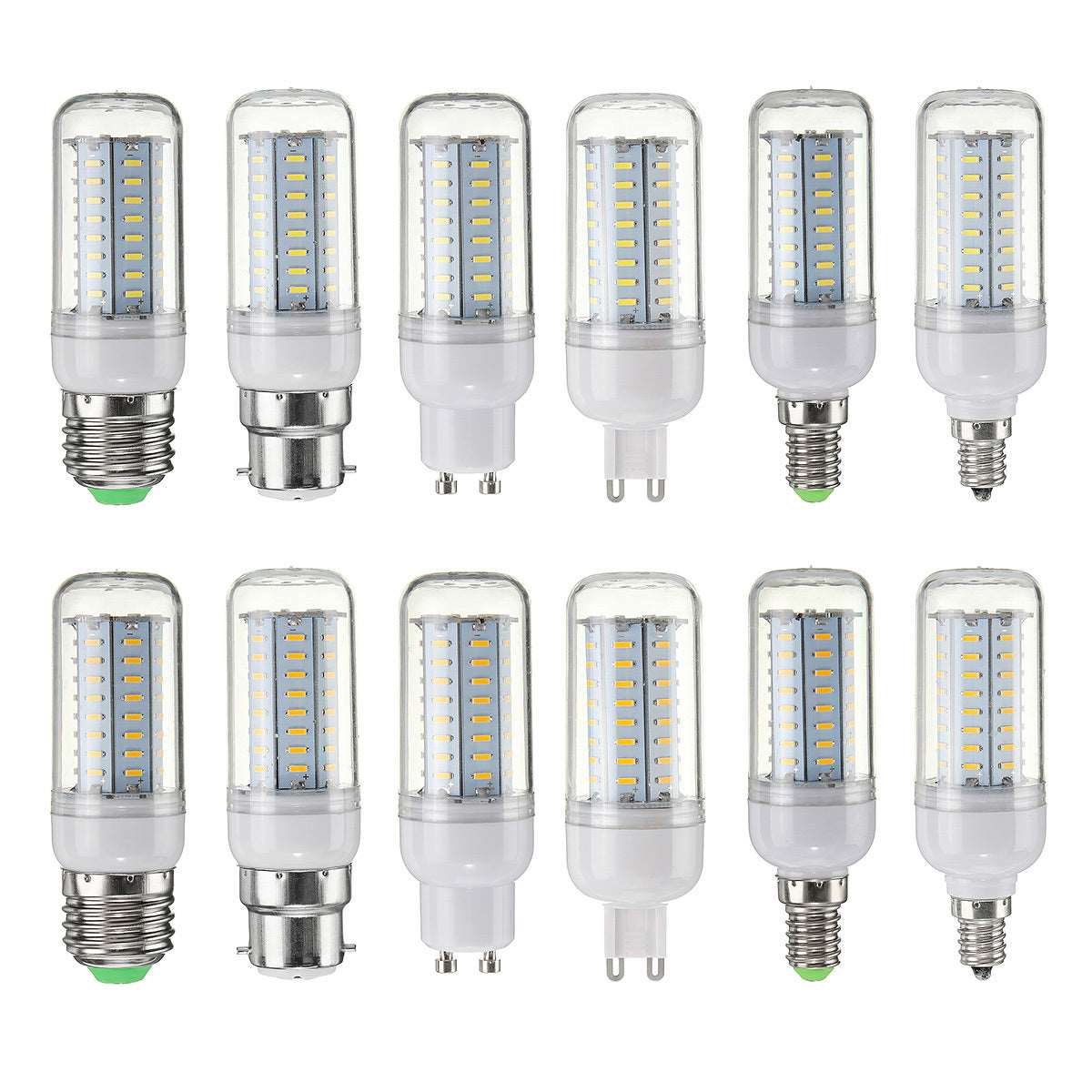 5W SMD4014 E27 E14 E12 G9 GU10 B22 LED Corn Light Bulb Lamp for Home Decor