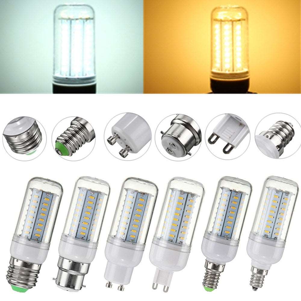 5W SMD4014 E27 E14 E12 G9 GU10 B22 LED Corn Light Bulb Lamp for Home Decor