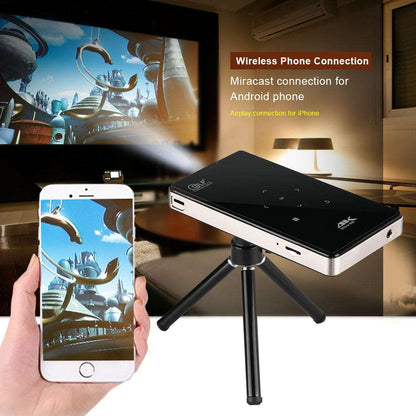 Amazing Mini DLP 4K Pocket Projector with Android - DIY Projector Screen