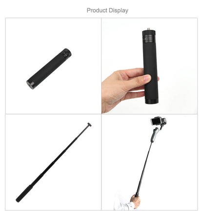 Extension Stick Rod pole Scalable Holder for DJI OSMO Mobile 2/Zhiyun Smooth Q 4 Handheld Smartphone Gimbal Accessories  black