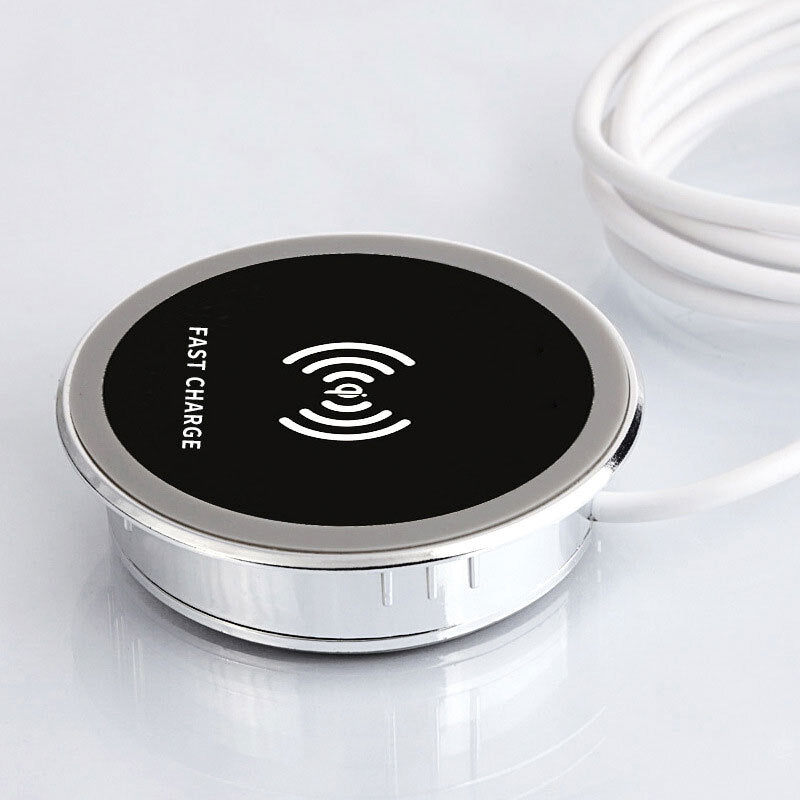 Built in Desktop Device Fast Wireless Charger 15W Quick Charger 3.0 Embedded Type C Charger 15W