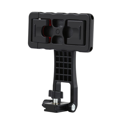 360 Degree Rotating Mobile Phone Clip Multi-function Live Broadcast Horizontal Vertical Selfie Stick Cellphone Holder Tripod black