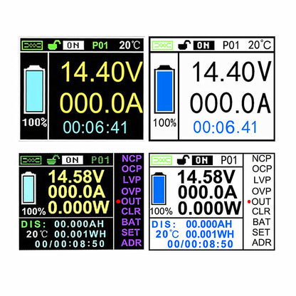 Juntek VAT1050 Wireless Voltage Current Meter 100V 50A Car Battery Monitoring 12V 24V 48V